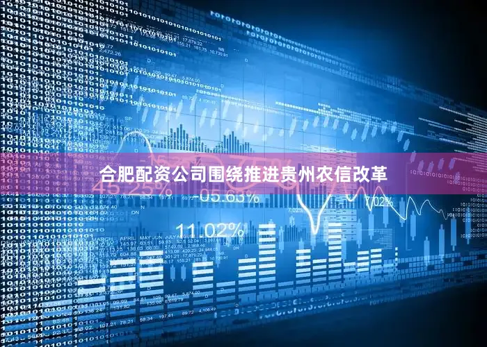 合肥配资公司围绕推进贵州农信改革